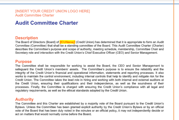 Detailed Description of the Audit Committee Charter